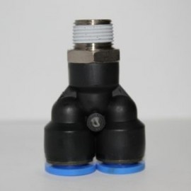 CONECTOR YEE 3/8 A 6 MM