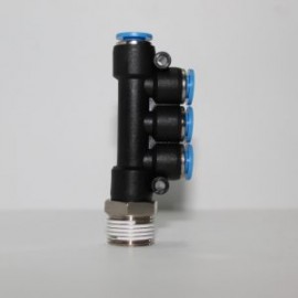 CONECTOR MULTIPLE 4 MM A M5