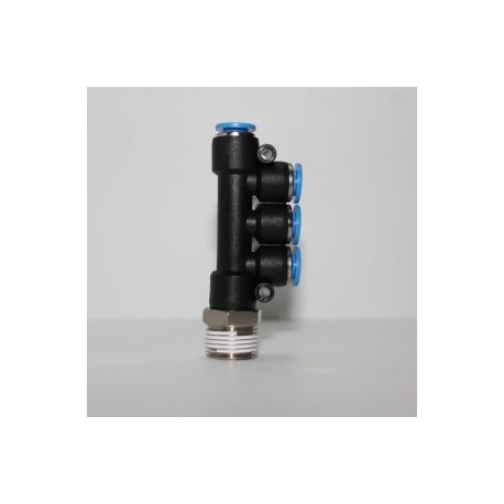 CONECTOR MULTIPLE 4 MM A M5