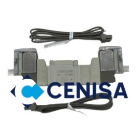 ELECTROVALVULA 5/3 DOBLE SOLENOIDE PUERTOS M5 CENTRO CERRADO 110VAC MOD SY3320-3LZD-M5